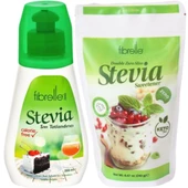 Stevia Tatlandırıcı Seti 2'li  (Sıvı Tatlandırıcı 200 ml + Doğal Tatlandırıcı 240 g) - 1