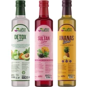 3'lü Sirke Seti (Detoks Sirkesi - Sultan Sirkesi - Ananas Sirkesi) - 1