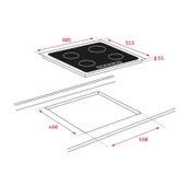 Teka Ankastre Set Siyah (TVT 60 BK- HAK 629 BK- IT 6450) - 6