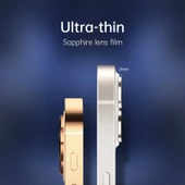 iPhone 16 Ve 16 Plus Lens Koruyucu Sapphire Çizilmeye Karşı Dayanıklı Safir Kamera Lens Koruyucu thumbnail 7