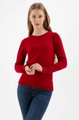 FASHION FRIENDS KADIN BİSİKLET YAKA KAZAK 24K0245K1 - 1