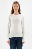 FASHION FRIENDS KADIN BİSİKLET YAKA KAZAK 24K0245K1 - 11