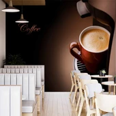Kahve Makineli Cafe Duvar Kağıdı Baskı - 2