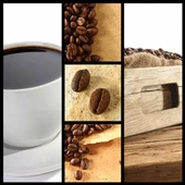 Kahve Temalı Cafe Duvar Kağıdı Baskı - 5