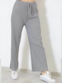 Likralı Bol Paça Rahat Kadın Pijama Altı Tek Alt 2027 - 4