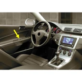 VW Passat B6 2006-11 Sol Ön Kapı Cam Düğme Çerçevesi Siyah 3C1867171B thumbnail 2