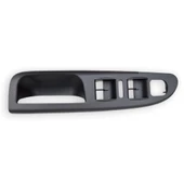 VW Passat B6 2006-11 Sol Ön Kapı Cam Düğme Çerçevesi Siyah 3C1867171B thumbnail 1