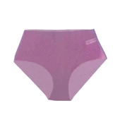 U&ME 3'lü Lazer Kesim Yüksek Bel Slip Kadın Tül Külot Siyah-Mor-Lila - 3