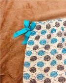Kadın Kışlık Mavi Pijama Altı - 1