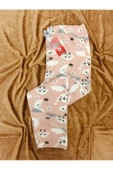 Hayvan Figürlü Cepli Polar Kışlık Pijama Altı - 1