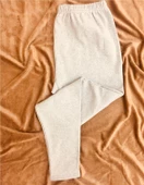 Kışlık Cepsiz Triko Pijama Altı - 1