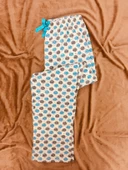 Kadın Kışlık Mavi Pijama Altı - 2
