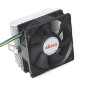 Akasa AK CC1107EP01 8cm Fanlı  AM2+-AM3+-AM4-FM1-FM2+  İşlemci Soğutucu - 1