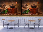 Kahve Öğütme Makinesi Cafe Duvar Kağıdı Baskı - 4