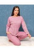 Fransız Kadife Kadın Pijama Takımı 1624-2 - 1