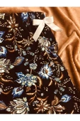 Cepsiz Çiçek Motifli Viskon Yazlık Kadın Pijama Altı - 2