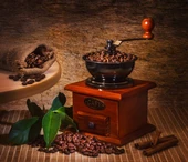 Kahve Öğütme Makinesi Cafe Duvar Kağıdı Baskı - 5