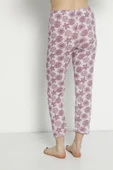 Pamuklu Yazlık Cepsiz Kadın Pijama Altı B27 - 6