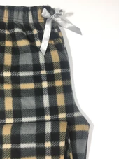 Cepsiz Kışlık Polar Kadın Pijama Altı - 5