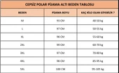 Cepsiz Kışlık Polar Kadın Pijama Altı Tek Alt je18 - 6