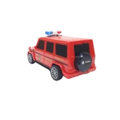 Uzaktan Kumandalı Mercedes Polis Jeep 1:20 Ölçek 18 Cm Kırmızı - 13578-887 - 3