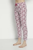 Pamuklu Yazlık Cepsiz Kadın Pijama Altı B27 - 3