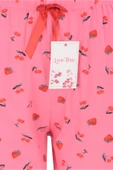 Çilek Motifli Pamuklu Cepsiz Pijama Altı cilekpijama - 2