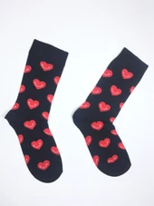 3'lü Parfümlü Özel Seri Sevgili Kadın Çorabı klp3 - 4