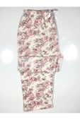 Pamuklu Cepsiz Kışlık Kadın Pijama Altı pmk10 - 1