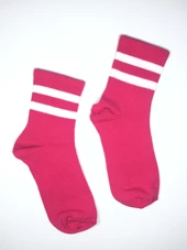 3 Çift Parfümlü Kısa Tenis Kadın Çorap k3 - 1