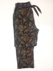 Nefes Alan Özel Likralı Viskon Cepli Kadın Pijama Altı - 1