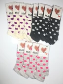 12 Çift Kadın Patik Çorap 5pat - 1