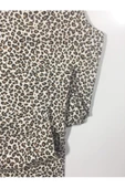 Leopar Desenli Pamuklu Cepsiz Kışlık Kadın Pijama Altı pmk4 - 2