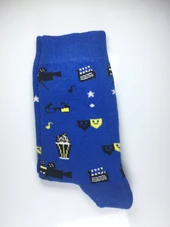 2 Çift Sineme Stil Parfümlü Soket Kadın Çorap 2cine - 1