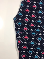 Kalp Desenli Cepsiz Kışlık Polar Kadın Pijama Altı - 2