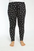 Büyük Beden Cepli Viskon Yazlık Pijama Altı y9 - 1