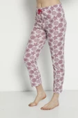 Pamuklu Yazlık Cepsiz Kadın Pijama Altı B27 - 4