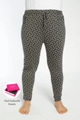 Büyük Beden Cepli Viskon Yazlık Pijama Altı y6 - 1