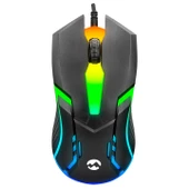 Mouse Oyuncu Gaming Işıklı Everest SM-G52 Siyah thumbnail 2