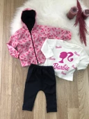 Baskılı 3 Lü Kız Bebek Takımı 6/24 Ay - 1