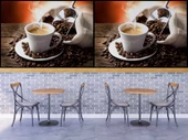 Çuvalda Kahve Cafe Duvar Kağıdı Baskı thumbnail 4
