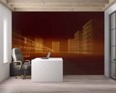 Apartman Çizimi Emlak ve Gayrimenkul Duvar Kağıdı Baskı thumbnail 3