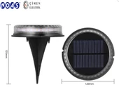 Noas YL74 1701 S Led Solar Bahçe Armatürü 5W Satürn 3200K Gün Işığı - 2