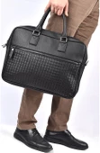 15.6 Unisex Deri Laptop Bölmeli Evrak Çantası 8683255013333 - 1