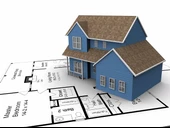 Mimari Ev Çizimi Emlak ve Gayrimenkul Duvar Kağıdı Baskı thumbnail 4