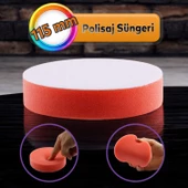 Oto Araç Araba Pasta Cila Polisaj Süngeri 115 mm Cırtlı Kaporta Parlatıcı Çizik Giderici Parlatma Pedi thumbnail 1
