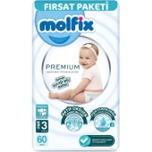 Molfix Premium Bebek Bezi Fırsat Paketi 3 Beden 4-9 Kg 60 Adet - 1