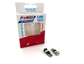 FEMEX Premium Beyaz T10 15Smd 4014Chipset Yassı Led Ampul Aktif Canbus - 1
