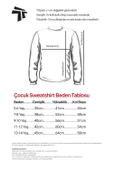 Sarı Lacivert Parmak İzi Siyah Çocuk 2ip Sweatshirt - 4