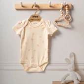 Tiffany Baby Organik Bird Theme Yarım Kol Bebek Badi 2424008 - 1
